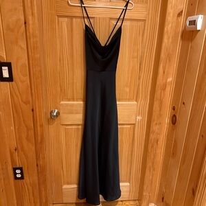 Nasty Gal Black Backless Dress